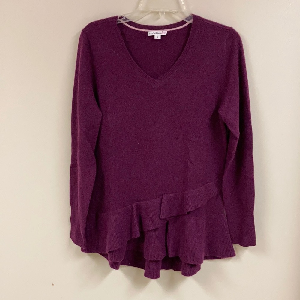 Isaac Mizrahi cashmere sweater. Purple / plum. Never worn.
